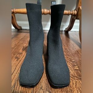 Deltan Sock Boots/ Stretchy Black Boots